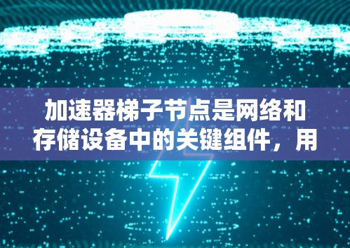 加速器梯子节点是网络和存储设备中的关键组件，用于高效的数据传输和流量管理。以下是一步步的推荐步骤