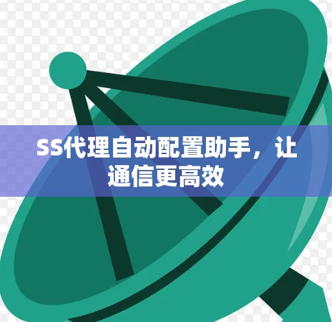 SS代理自动配置助手，让通信更高效