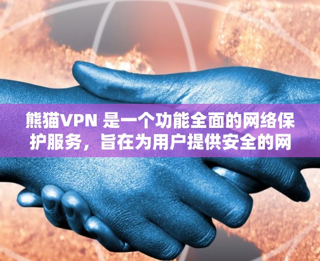 熊猫VPN 是一个功能全面的网络保护服务，旨在为用户提供安全的网络访问体验。以下是对熊猫VPN的详细总结
