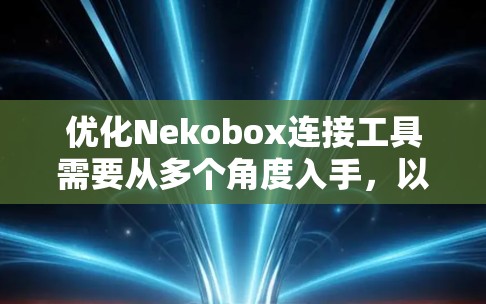 优化Nekobox连接工具需要从多个角度入手，以确保高效性和稳定性。以下是最佳实践的总结