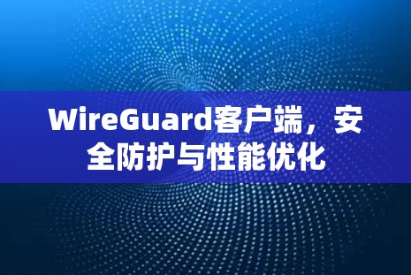 WireGuard客户端，安全防护与性能优化