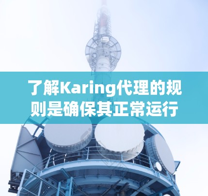 了解Karing代理的规则是确保其正常运行和功能发挥的前提。以下是对Karing代理规则的详细指南，帮助您更好地配置和管理代理