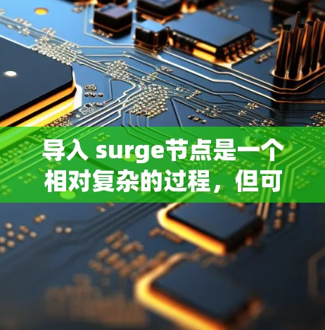 导入 surge节点是一个相对复杂的过程，但可以通过以下步骤来完成