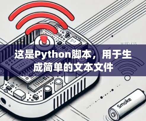 这是Python脚本，用于生成简单的文本文件