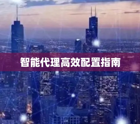 智能代理高效配置指南